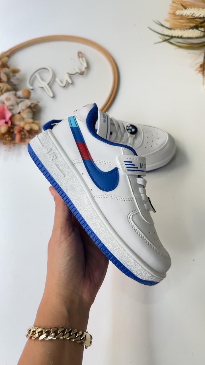 31/35 ERKEK ÇOCUK SPOR AYAKKABI BEYAZ MAVİ