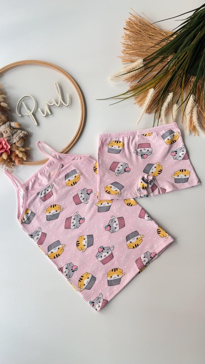 Cupcake Kedi Atlet Boxer Set 