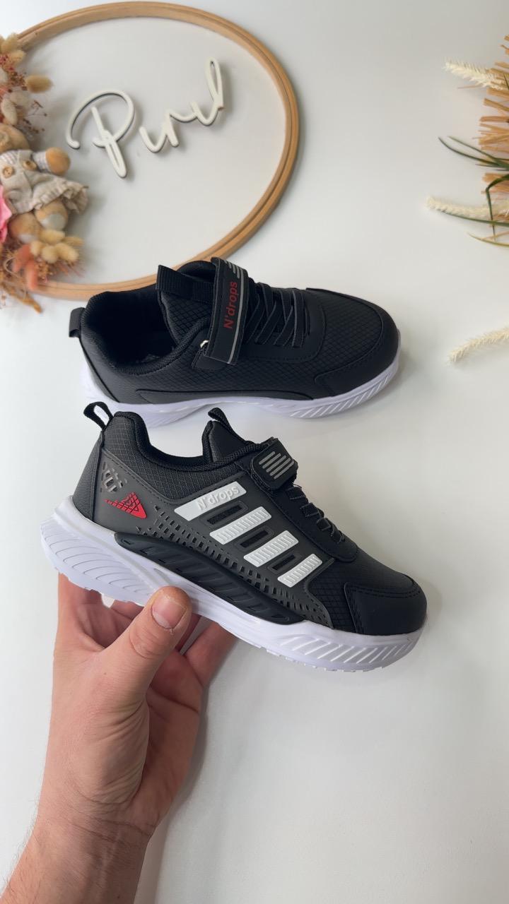 Siyah Beyaz Unisex Spor Ayakkabı 5001