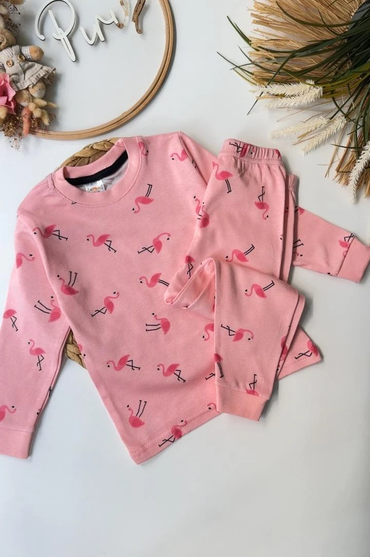 FLAMİNGO PİJAMA TAKIMI