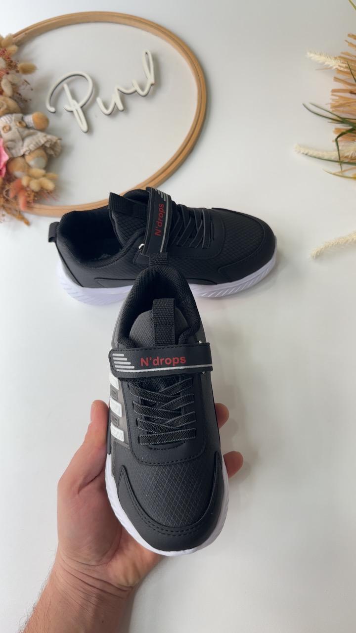 Siyah Beyaz Unisex Spor Ayakkabı 5001