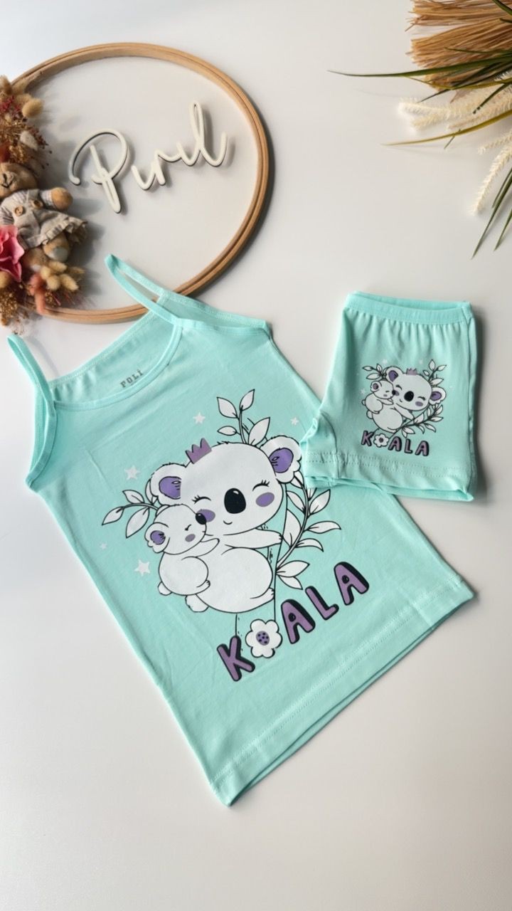 Yeşil Koala Atlet Boxer Takım
