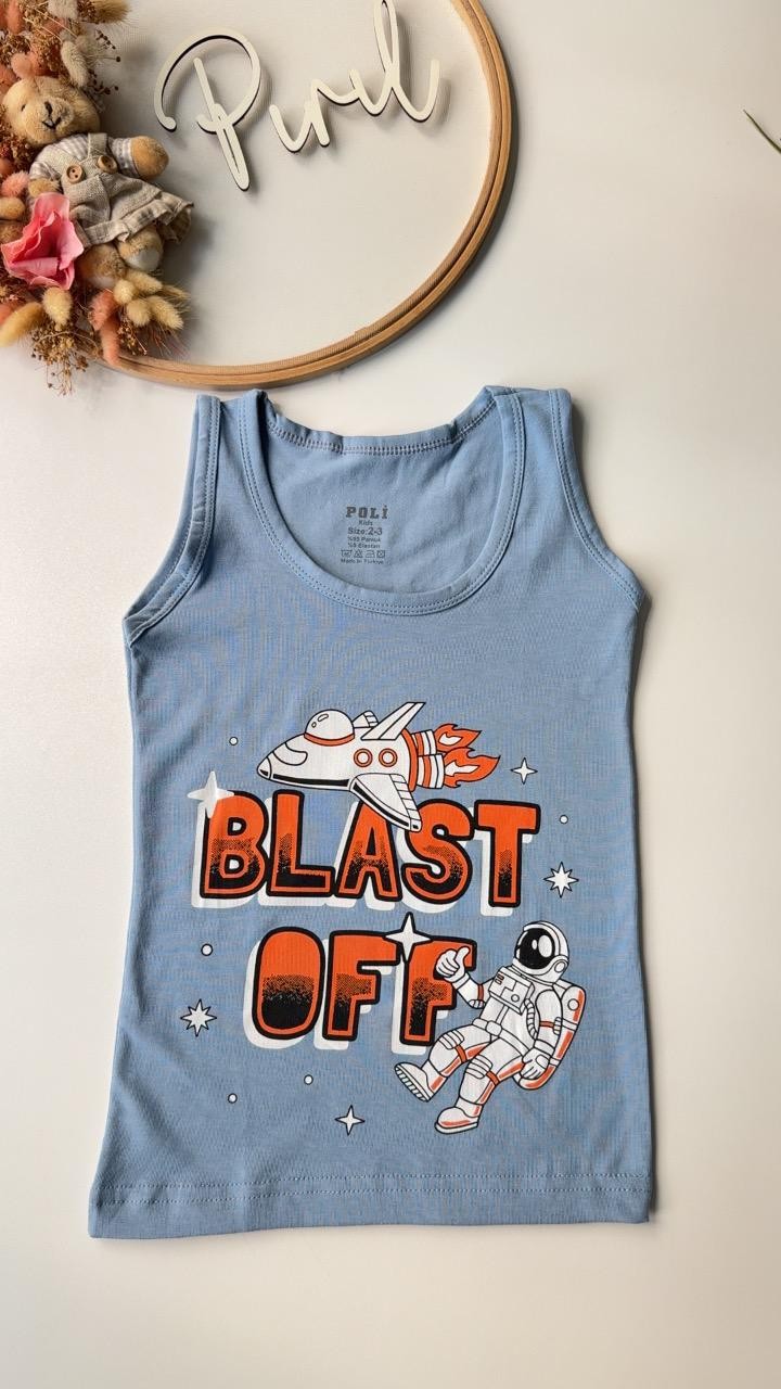 Mavi Blast Off Atlet Boxer Takım