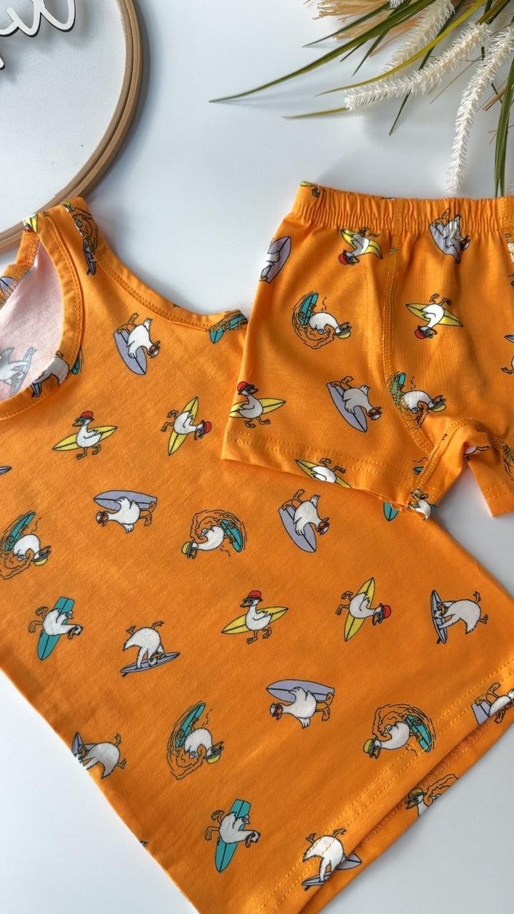 Sarı Sörf Atlet Boxer Takım