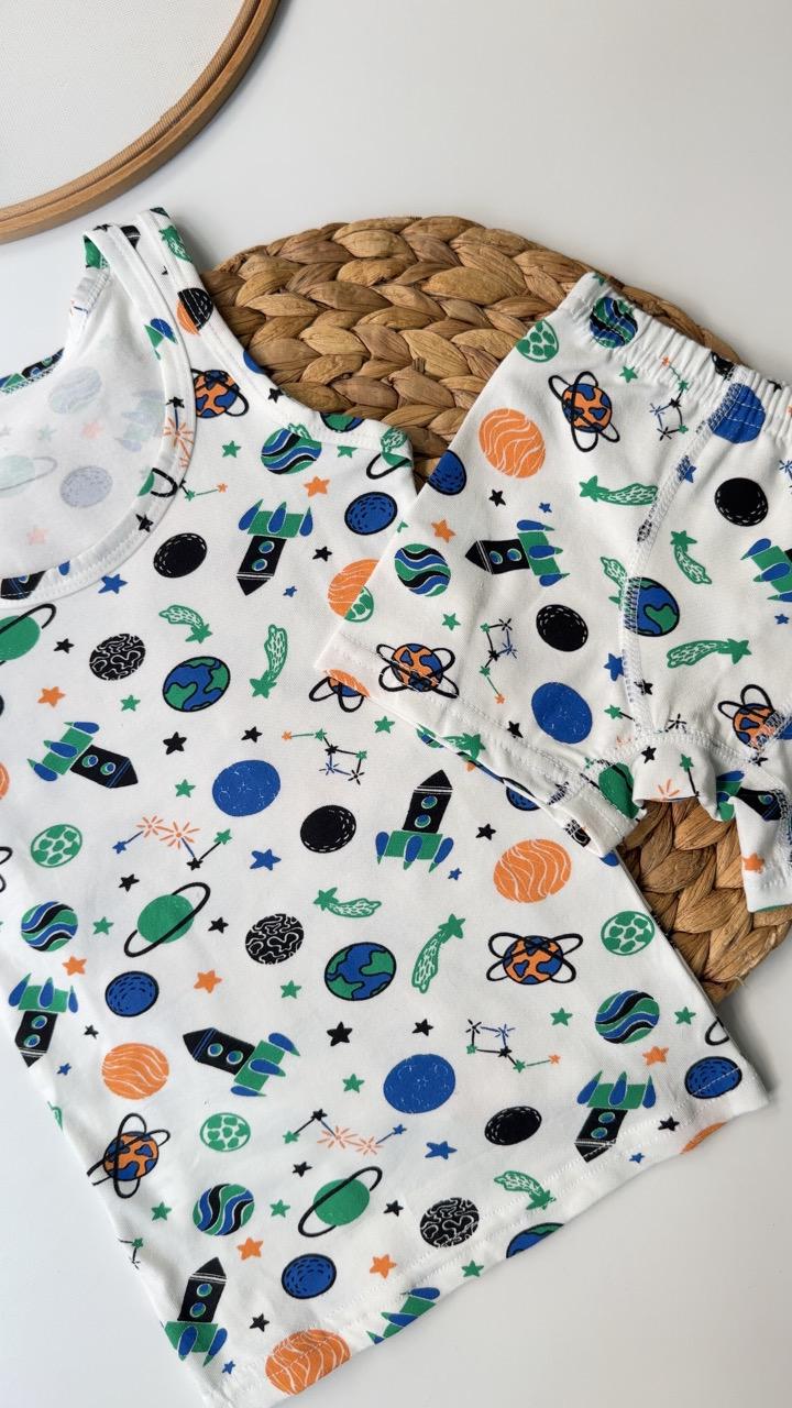 UZAY MEKİĞİ Atlet Boxer Set