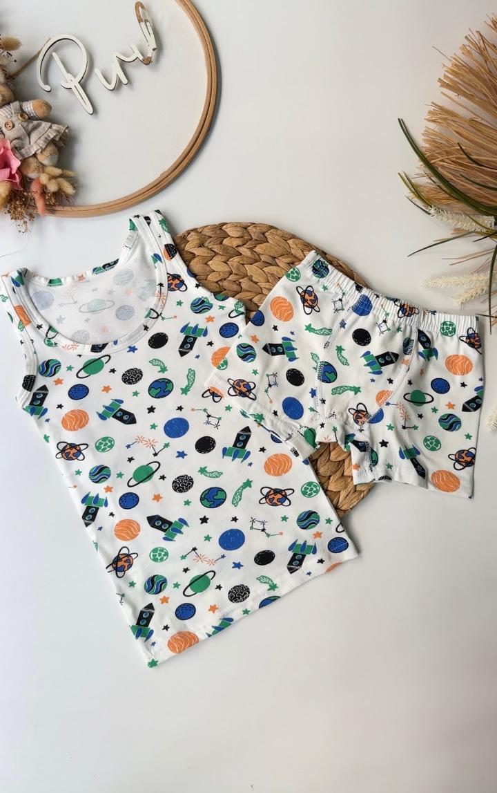 UZAY MEKİĞİ Atlet Boxer Set