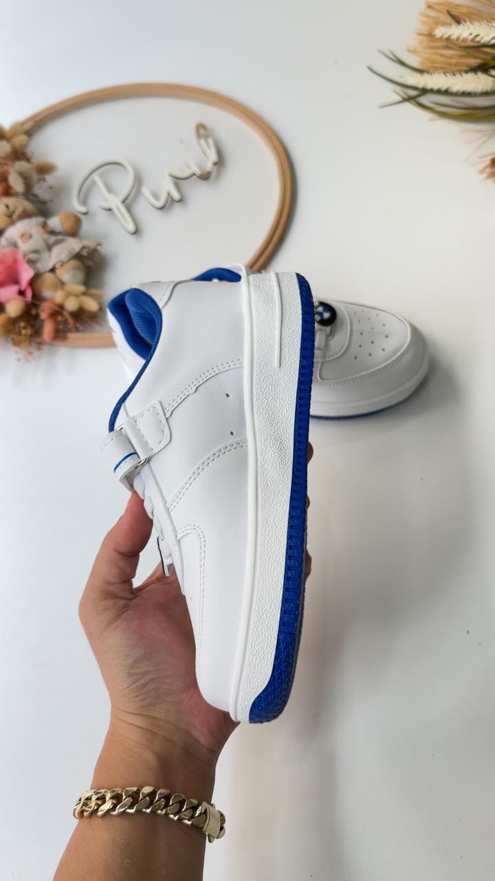 31/35 ERKEK ÇOCUK SPOR AYAKKABI BEYAZ MAVİ