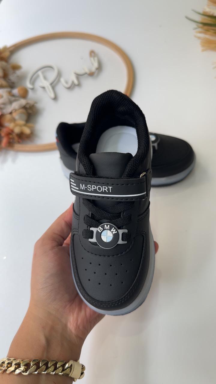 IŞIKLI 26/30 ERKEK ÇOCUK AYAKKABI SİYAH BEYAZ