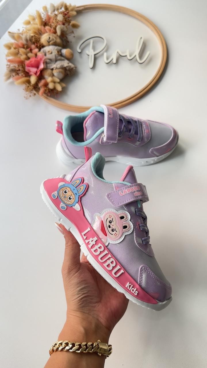 Labubu Lila Pembe Spor Ayakkabı