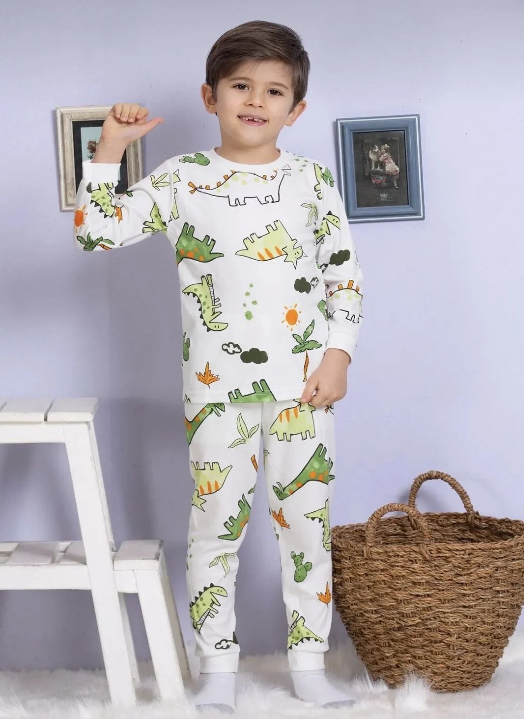 Safari T-rex Pijama Takım
