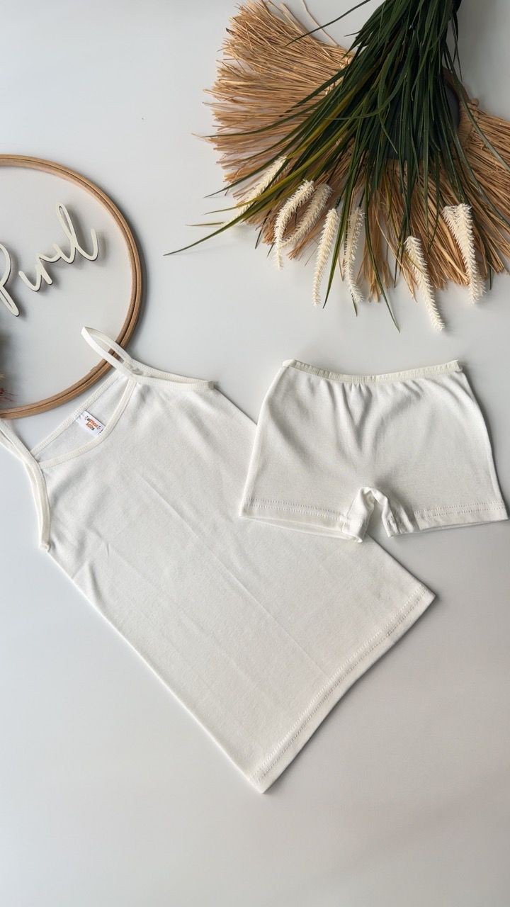 Ekru Atlet Boxer Set 