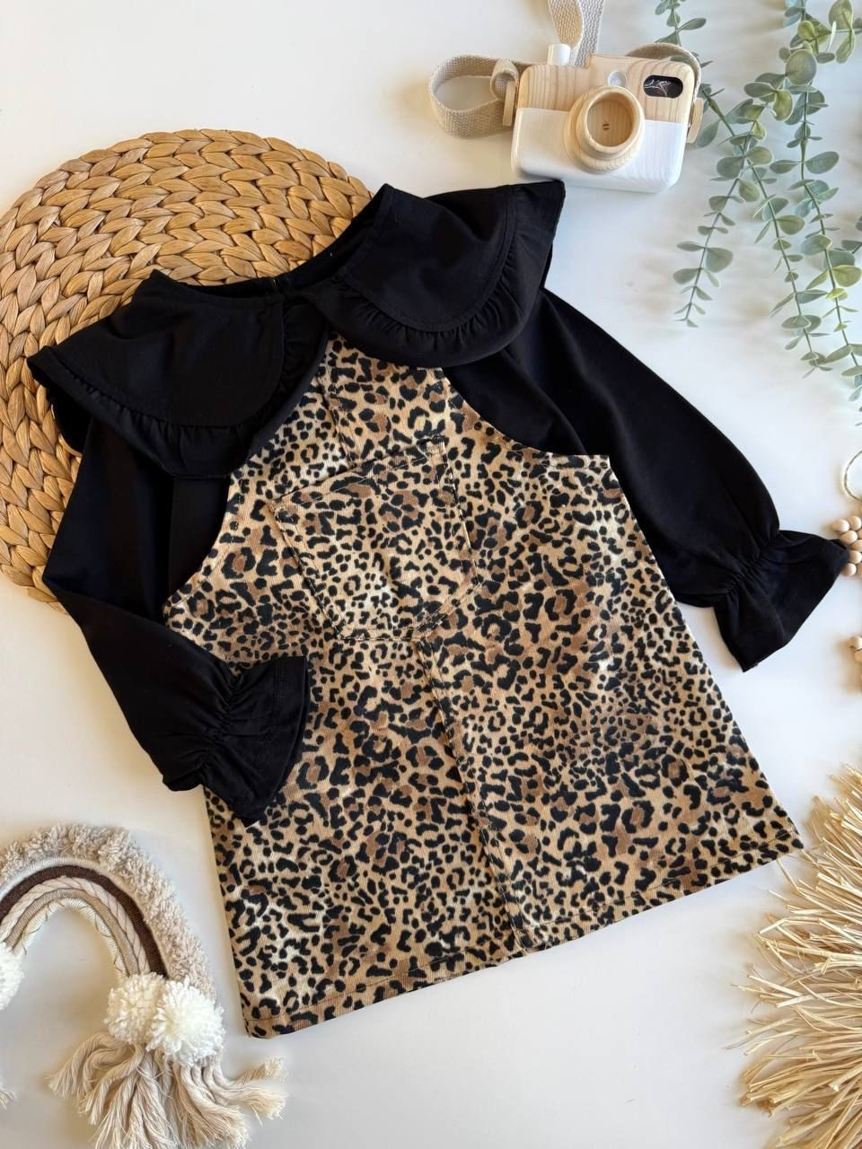 Leopar Denim Slopet ve Bluz