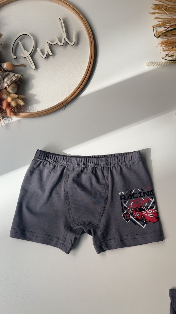 Gri Racıng Atlet Boxer Takım