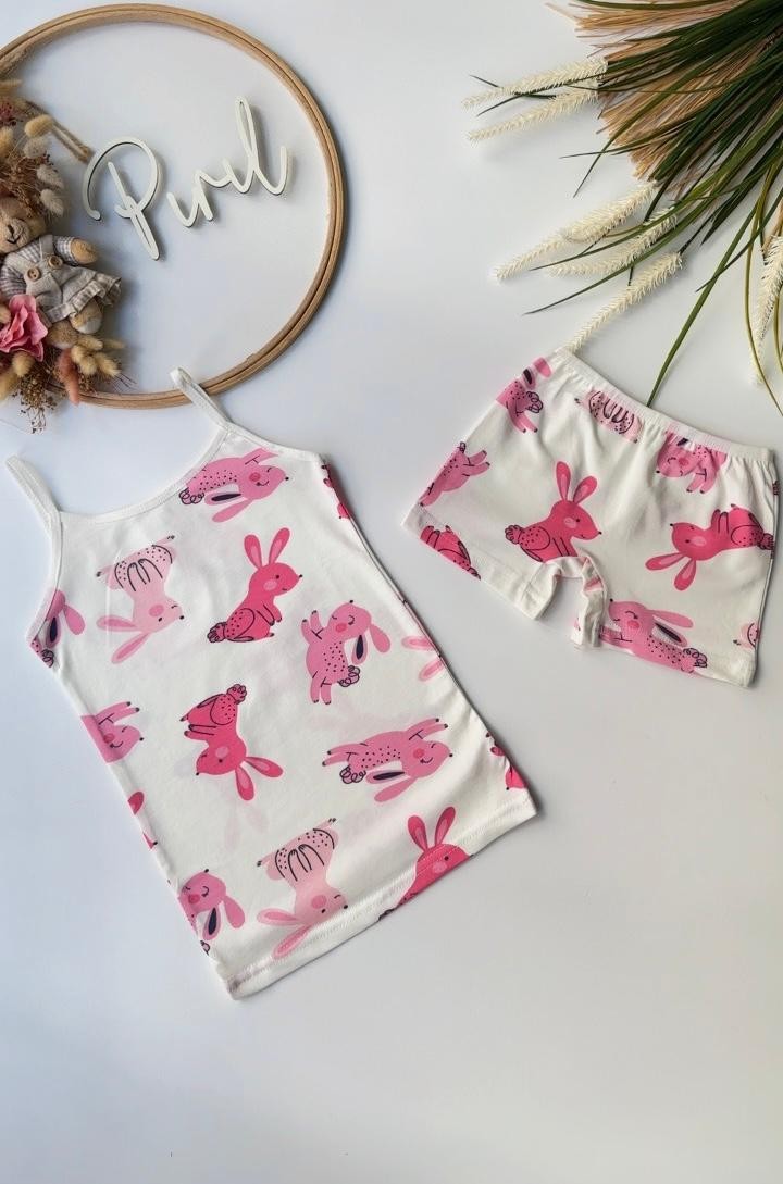 Tavşancık Atlet Boxer Set 
