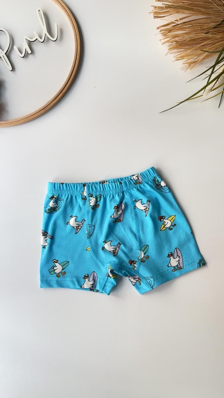 Mavi Sörf Atlet Boxer Takım