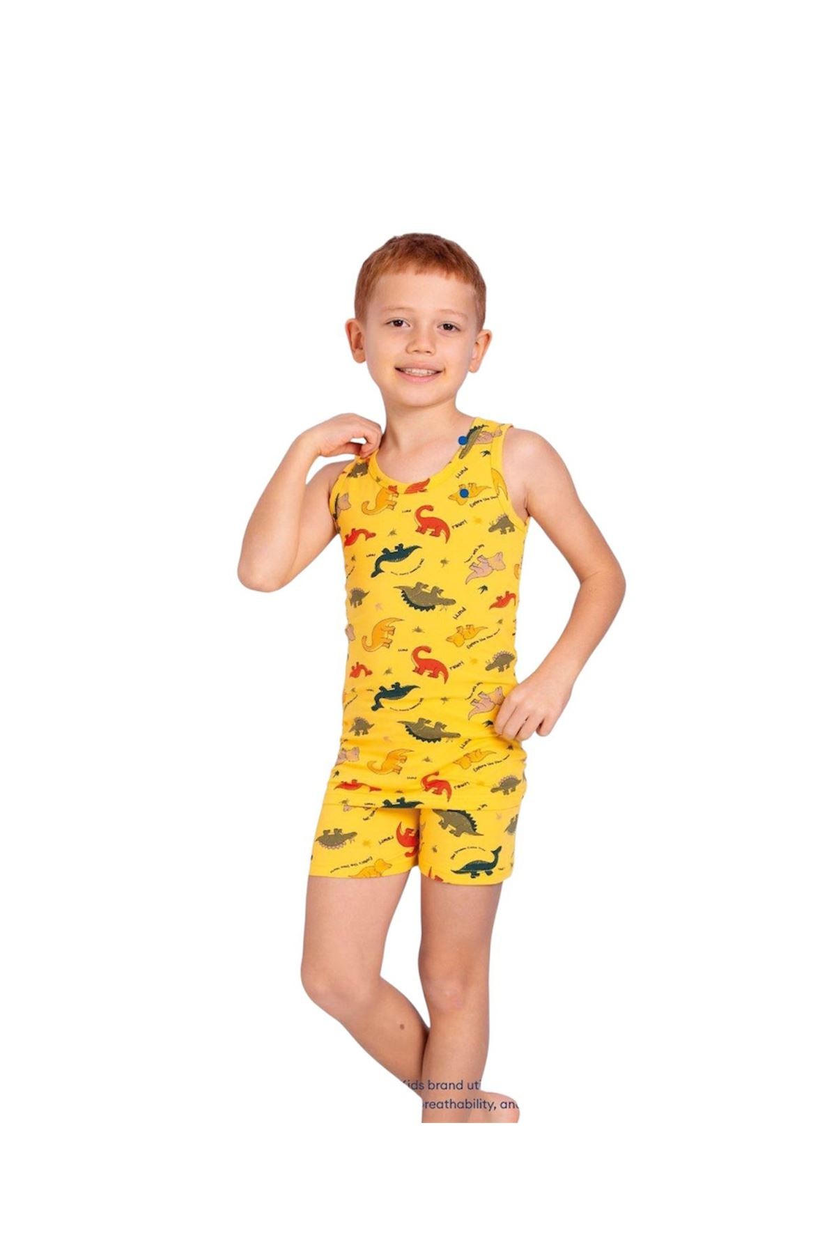 Sarı Dinazor Atlet Boxer Takım