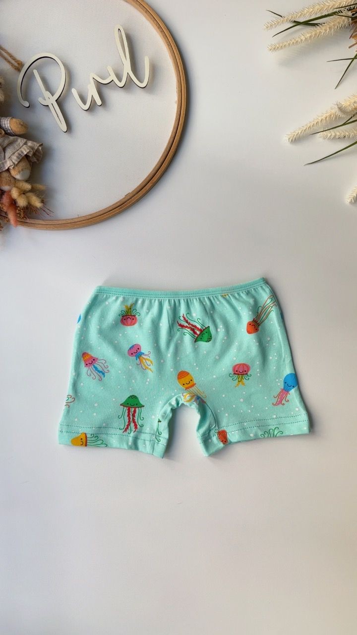 Renkli Denizanası Atlet Boxer Set 