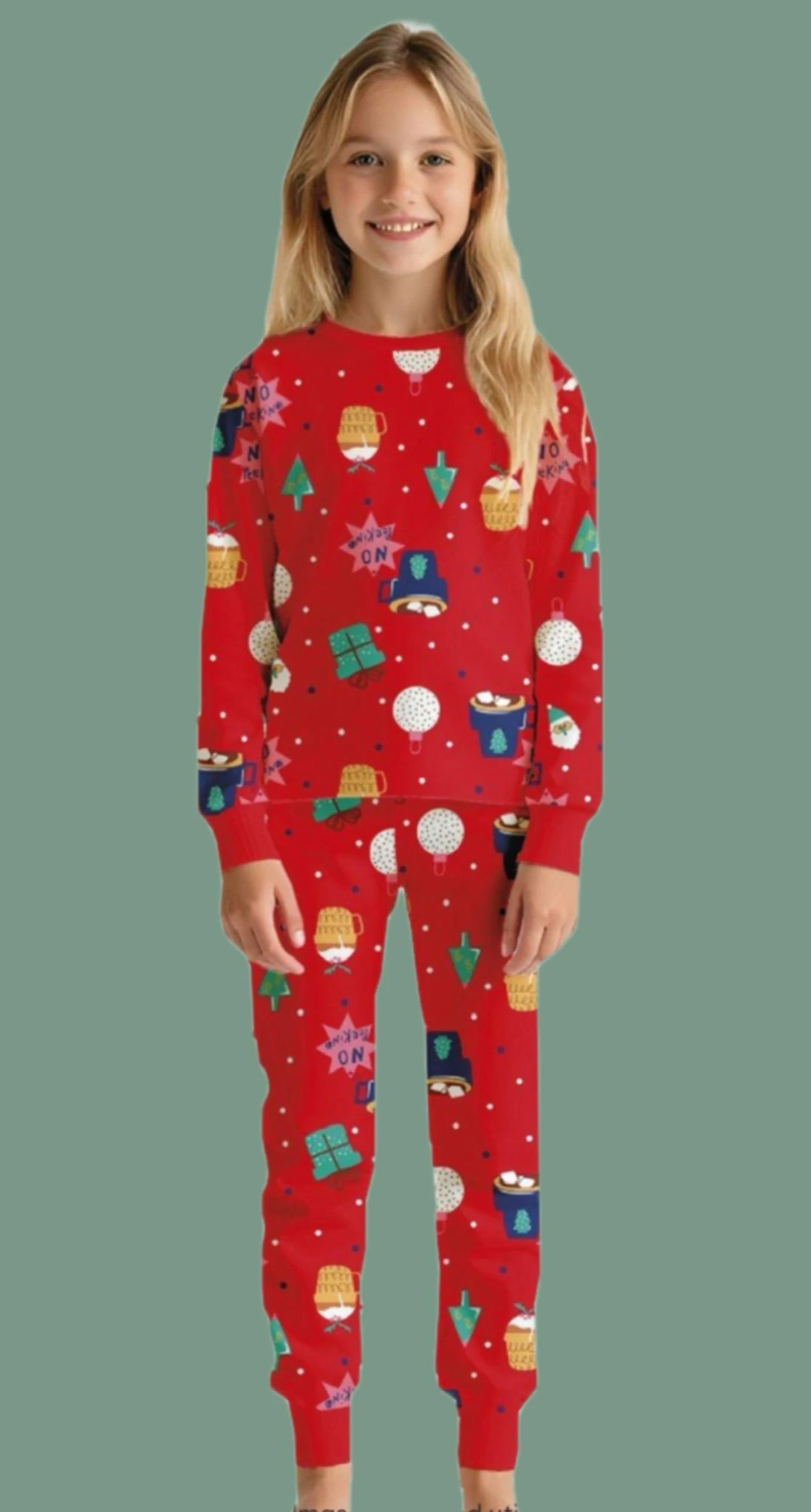 NEW YEAR PİJAMA TAKIMI UNİSEX