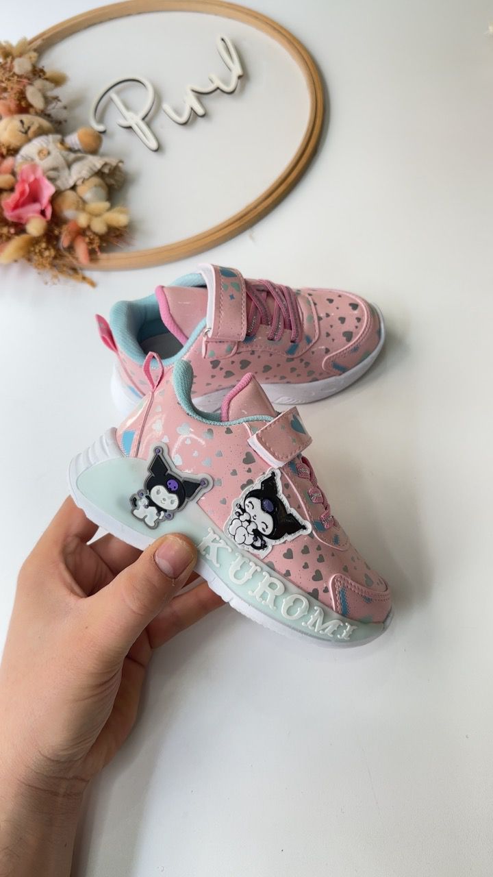 Karakterli  Spor Ayakkabı Pudra Su Yeşili