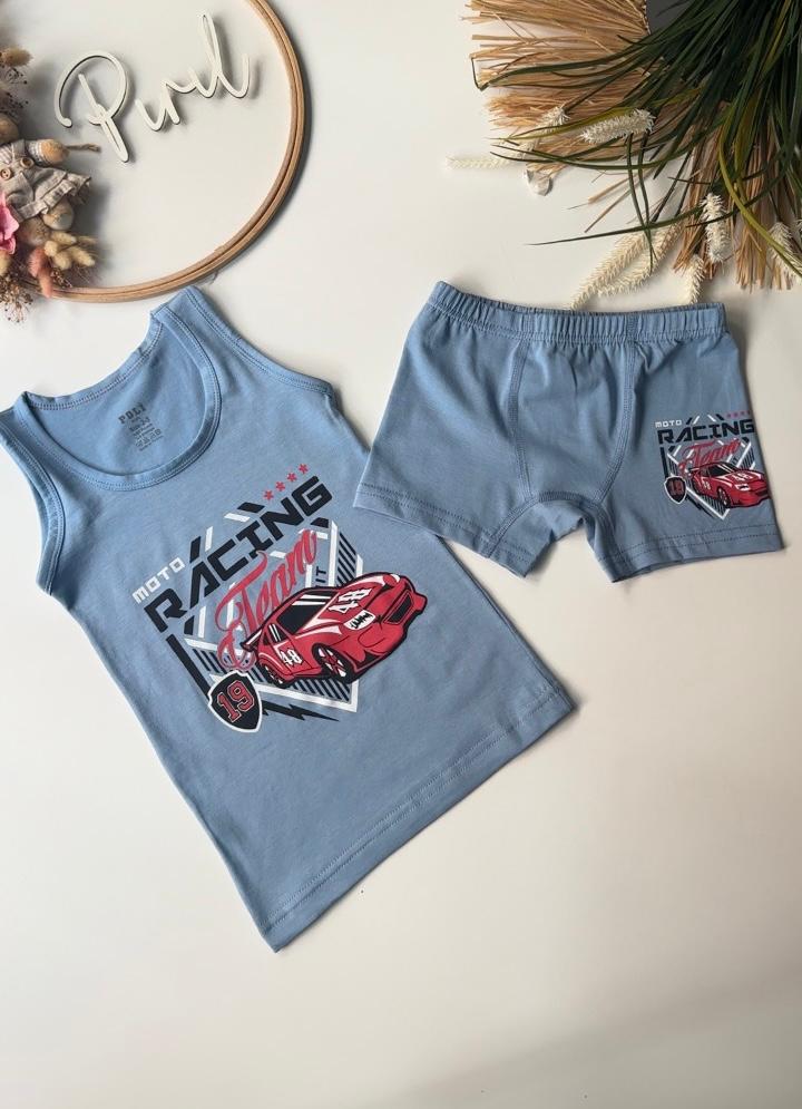 Mavi Racıng Atlet Boxer Takım