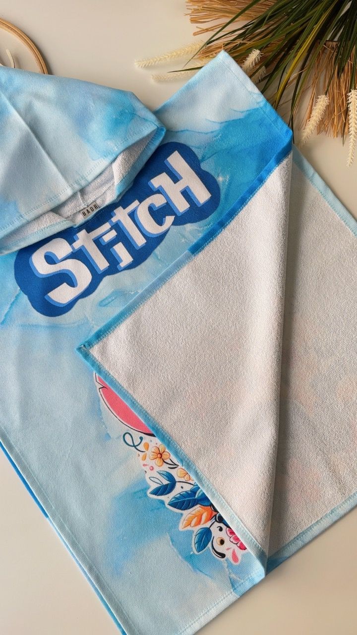 Maviş Karakter Plaj Havlusu