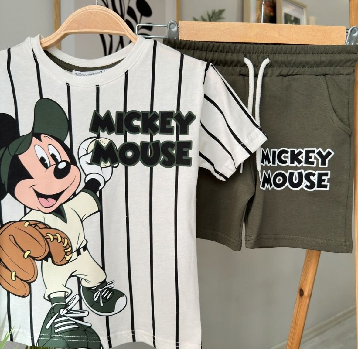 Beyzbol Mickey Takım Haki