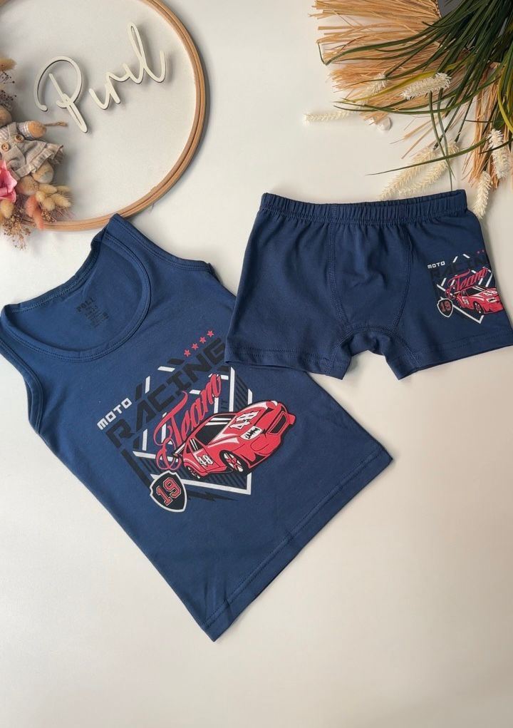 Lacivert Racıng Atlet Boxer Takım