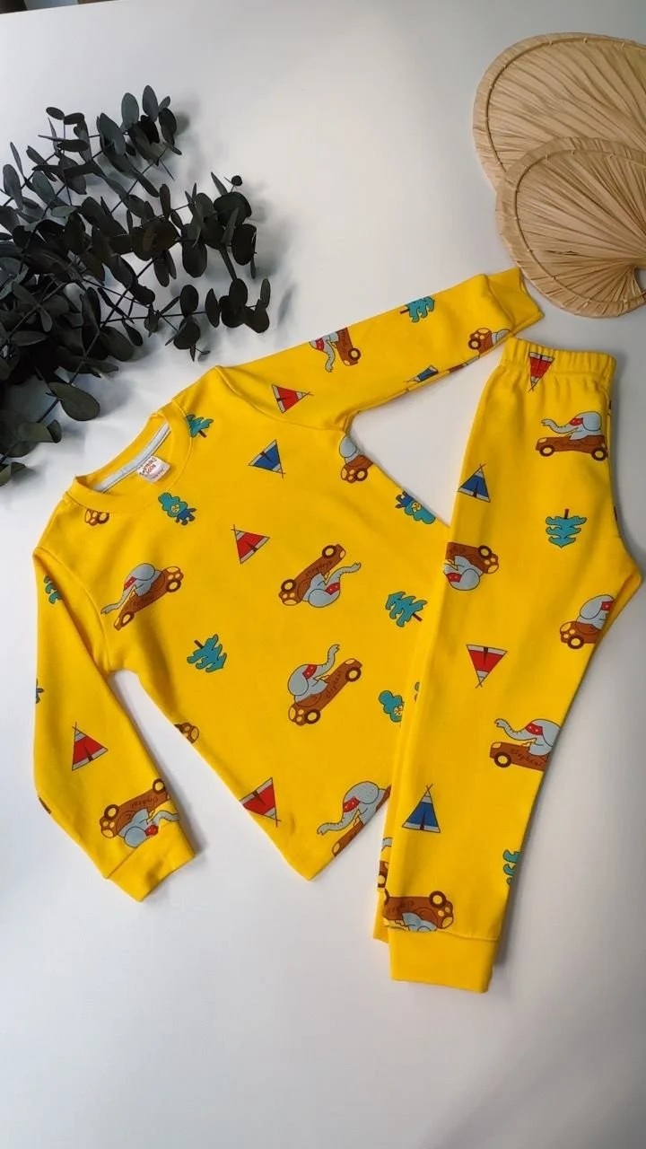 Yarışçı Fil Pijama Takımı