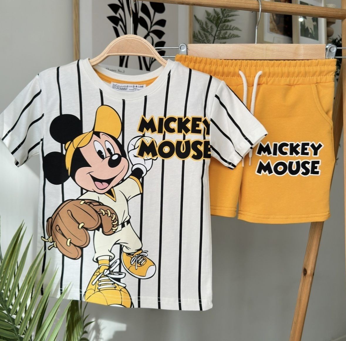 Beyzbol Mickey Takım Sarı