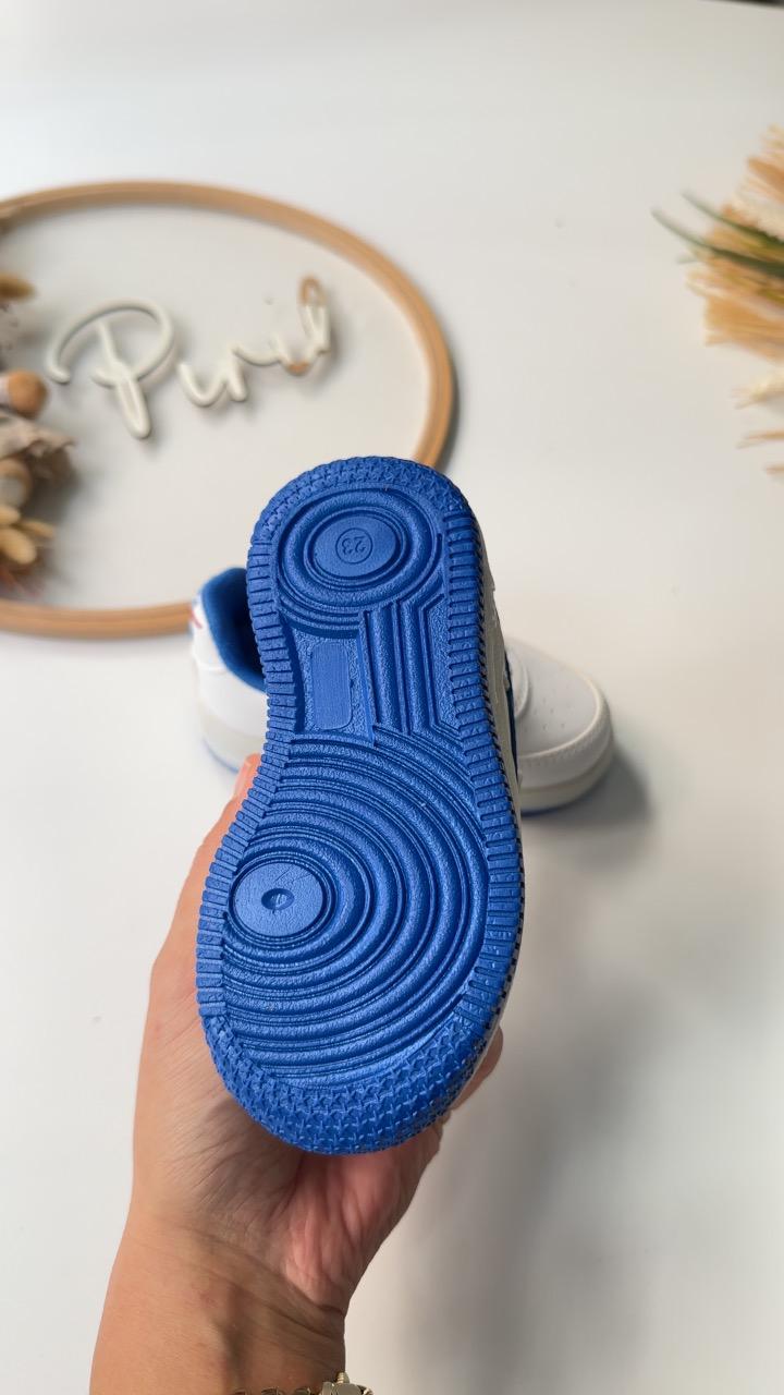 IŞIKLI 22/25 ERKEK ÇOCUK AYAKKABI BEYAZ MAVİ