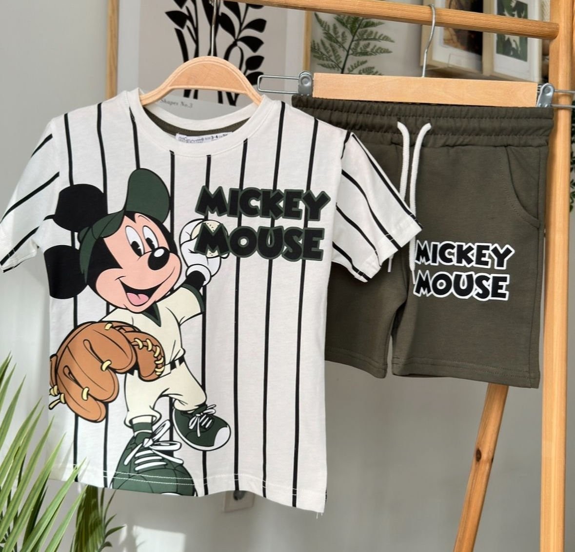 Beyzbol Mickey Takım Haki
