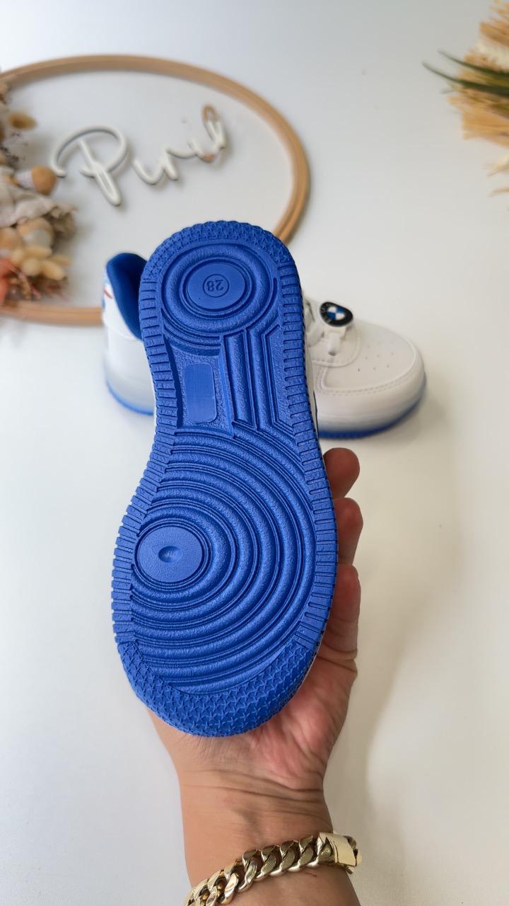 IŞIKLI 26/30 ERKEK ÇOCUK AYAKKABI BEYAZ MAVİ