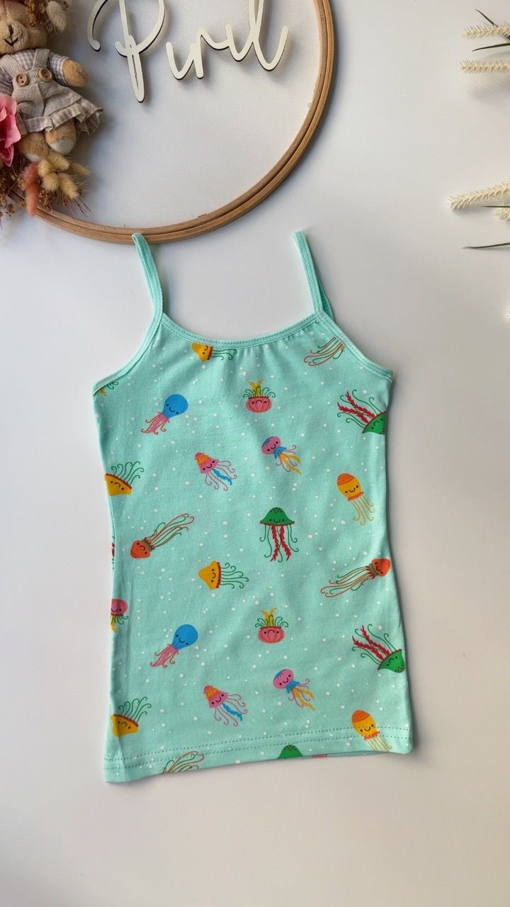 Renkli Denizanası Atlet Boxer Set 