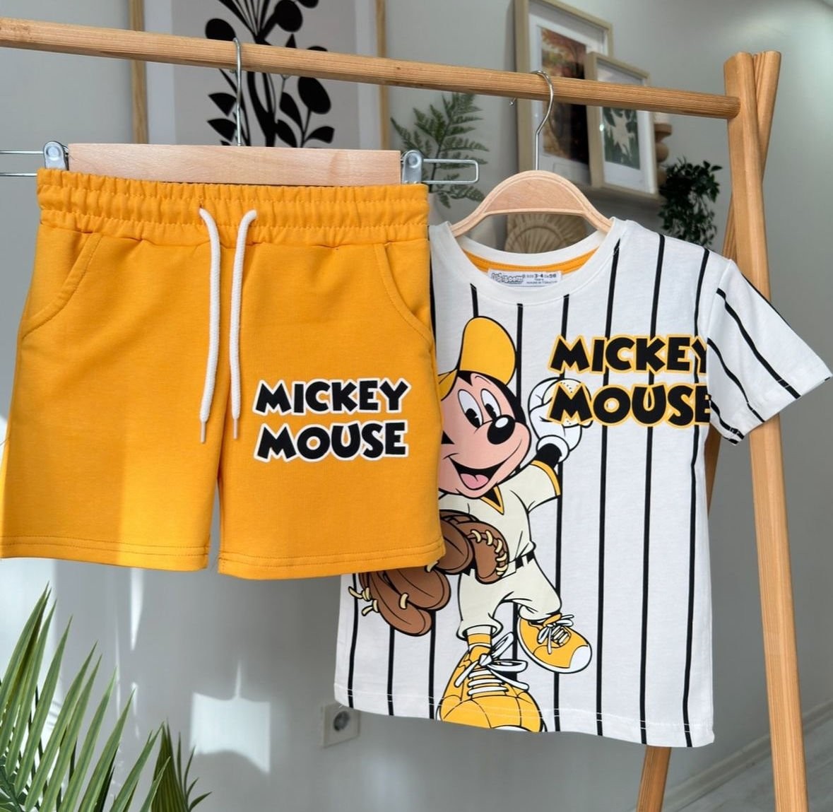 Beyzbol Mickey Takım Sarı