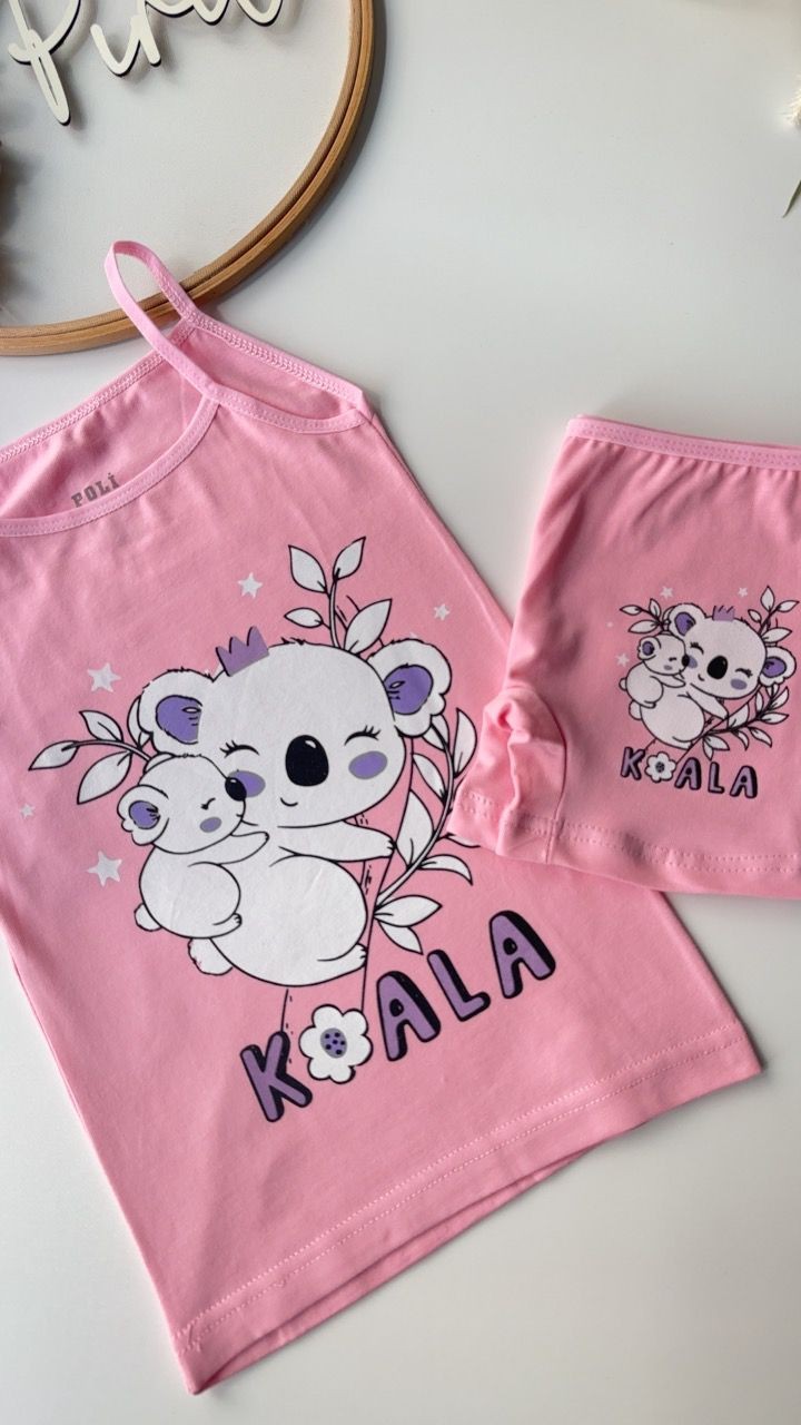 Pembe Koala Atlet Boxer Takım