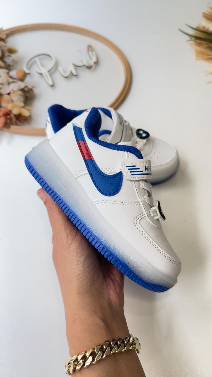 IŞIKLI 26/30 ERKEK ÇOCUK AYAKKABI BEYAZ MAVİ