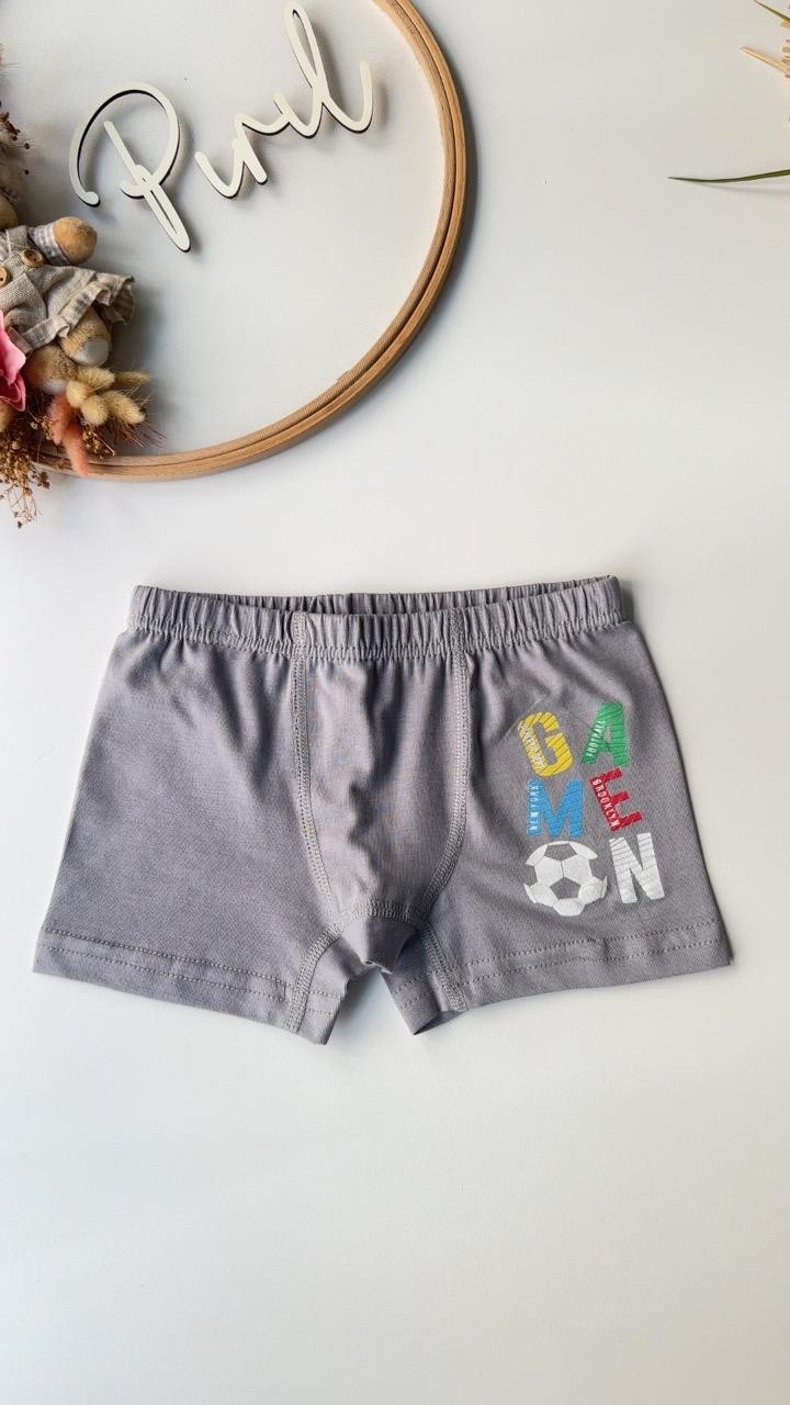 Açık Gri Game On Atlet Boxer Takım