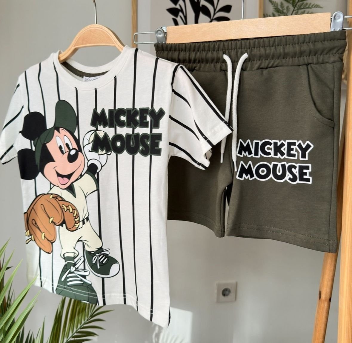 Beyzbol Mickey Takım Haki