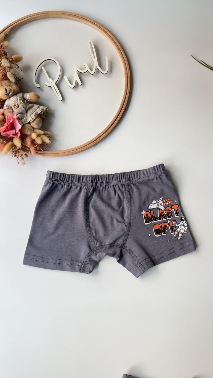 Gri Blast Off Atlet Boxer Takım
