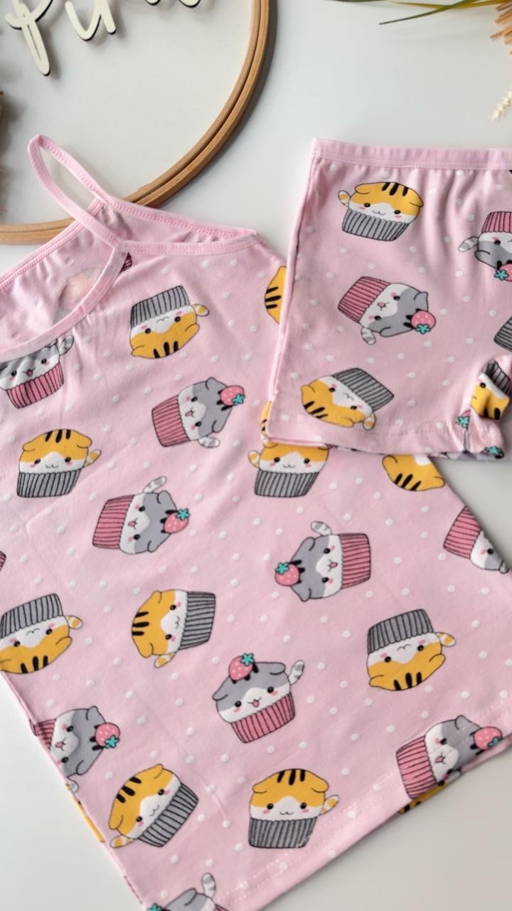 Cupcake Kedi Atlet Boxer Set 