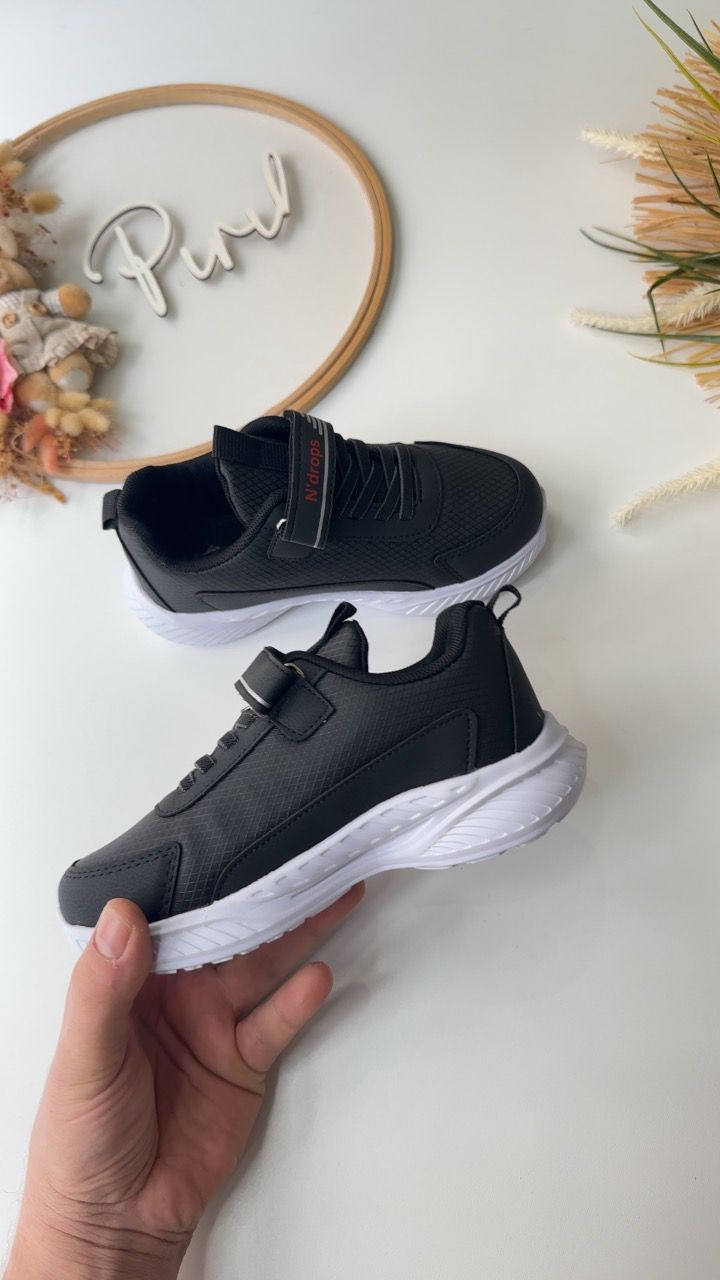 Siyah Beyaz Unisex Spor Ayakkabı 5001