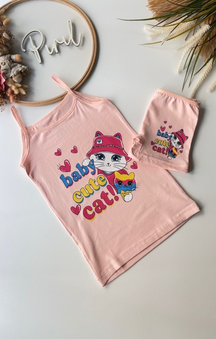 Somon Cute Cat Atlet Boxer Takım