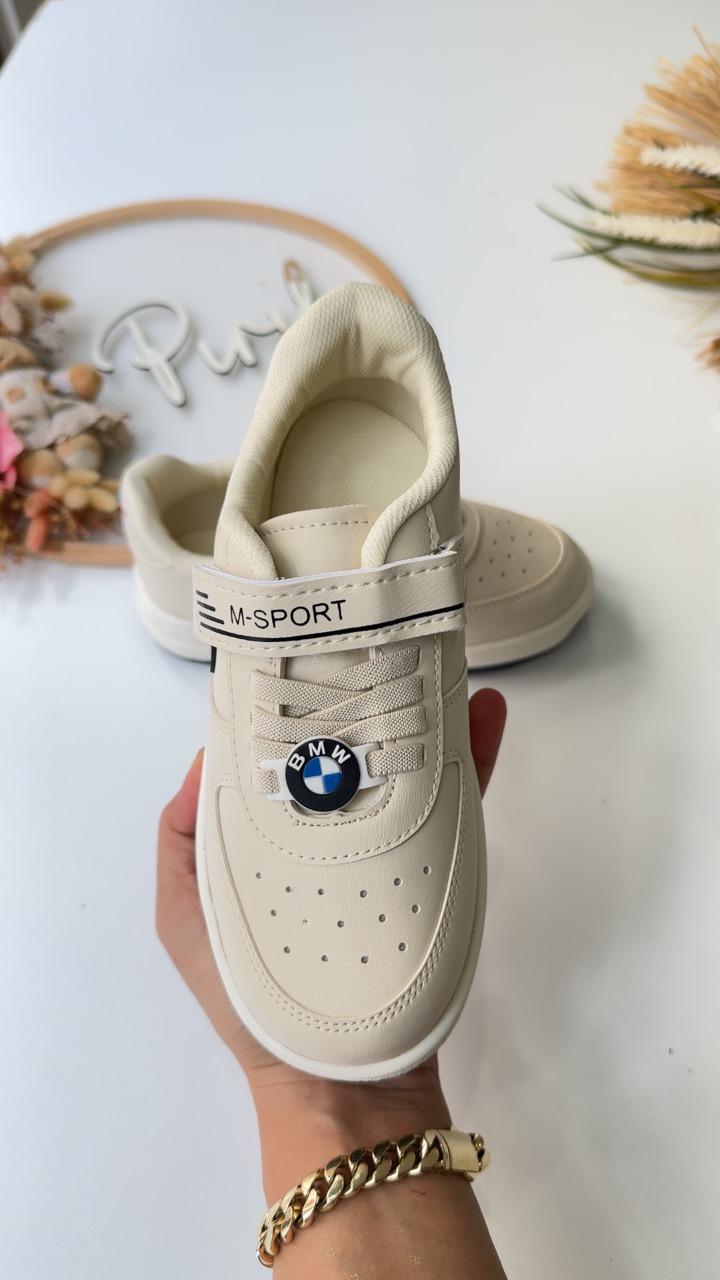 31/35 ERKEK ÇOCUK SPOR AYAKKABI BEJ SİYAH