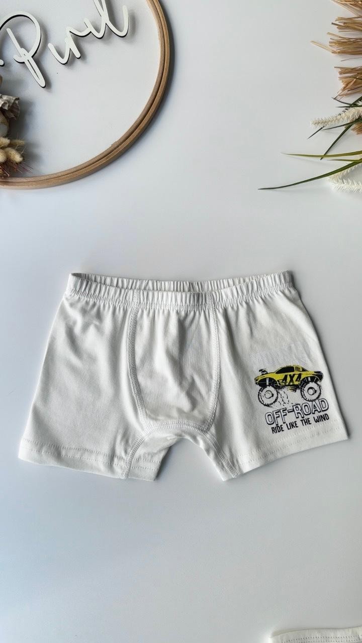 Beyaz Monster Atlet Boxer Takım
