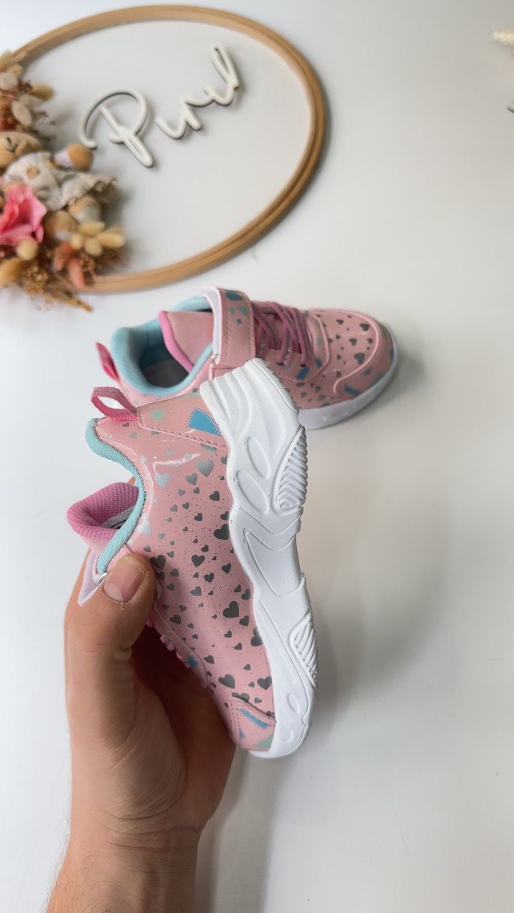 Karakterli  Spor Ayakkabı Pudra Su Yeşili