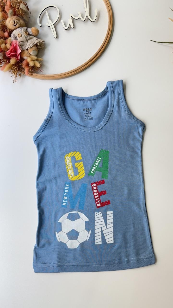 Mavi Game On Atlet Boxer Takım