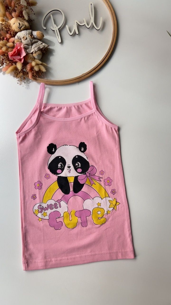 Pembe Panda Atlet Boxer Takım