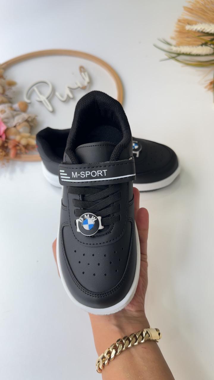 31/35 ERKEK ÇOCUK SPOR AYAKKABI SİYAH BEYAZ