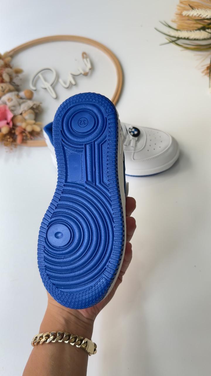 31/35 ERKEK ÇOCUK SPOR AYAKKABI BEYAZ MAVİ