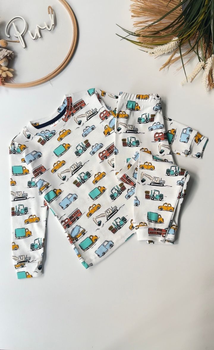 İş Makineleri Pijama Takımı